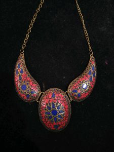 Ethnic Afghan Antique Necklace Boho Style