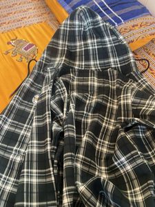 Plaid Zip-Up Hoodie