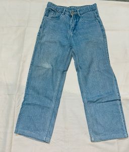 Light Wash Wide Leg Jeans