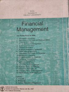 Financial Management Book