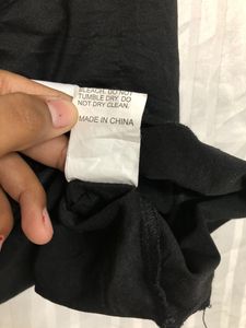 Shein Black Slee Top