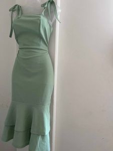 Green Bodycon Midi Dress