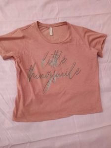Cute Pink Graphic Tee