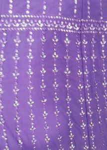 Blue Anarkali Suit With Duppatta And Embridery Wor