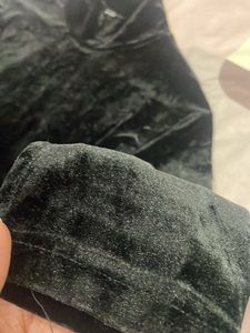 Elegant Black Velvet Top