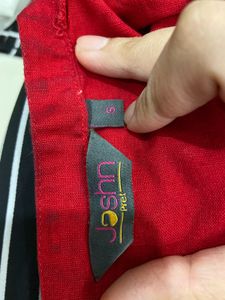 Red Jashn Pret Kurta