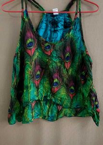 Peacock Feather Tank Top