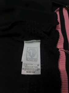 Black yak Striped Jacket