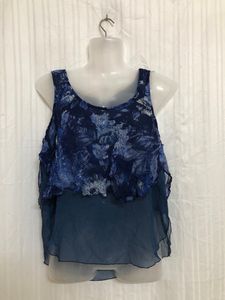 ARC EN CIEL Blue Sleeveless Top