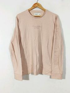 Light Peach Casual Sweatshirt (Men)