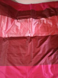 Brand New Red&amp;LightRaniPink Cotton Silk Saree