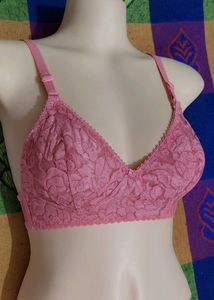 Pink Lace Bra