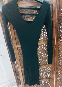 Export Quality L Size Backless One Piece Dress... Stretchable Fix Upto 32 Bust