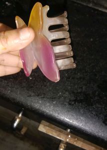 A Beautiful Butterfly Hair Cletcher For Ladies.