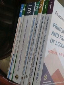 CA FOUNDATION ALL BOOKS