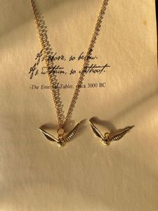 Harry Potter Golden Snitch Necklace