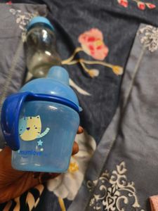 Baby premium glass Bottle with Cover