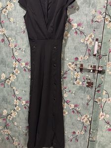 Elegant Black Midi Dress