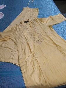 Elegant Embroidered Kurta Set