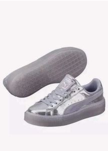 PumaBasket Platform NS Wns Metallic