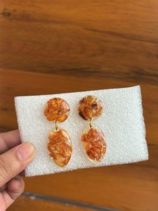 Floral Resin Earrings