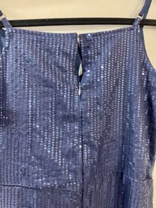 Navy Sequin Bodycon Dress