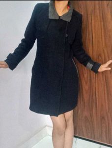 Stylish premium quality Navy Blue Coat dress