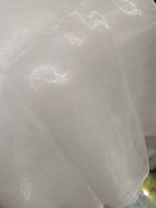 6 Miter White 3 golde  Net Febric