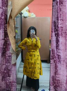 Mustard Kurta