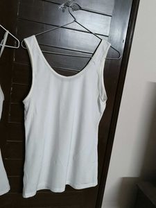 Set Of 2 Women Camisole - Off White Colour