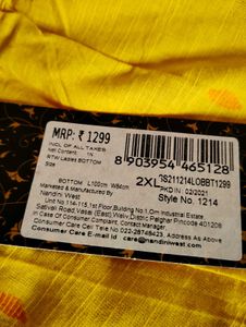 New palazzo pant for women size issues