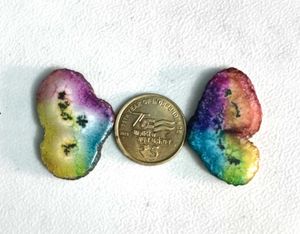Rare Solar Quartz Pair