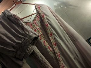 Lavender And Pink Designs Dress 💗✨