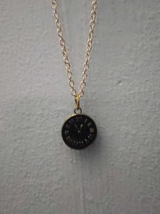 Beautiful Clock Pendant Necklace