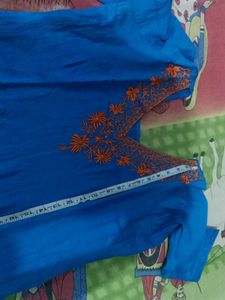 V Neck Design Suit Orange Or Blue