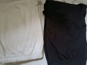 Black And White Combo Leggings