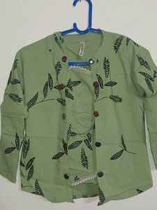 Cute Green Floral pant top and shrug