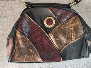 Vintage Leather Detail Bag