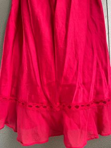 Red Camisole Slip Dress