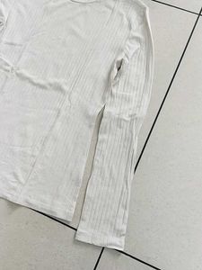 Ribbed Mock Neck Top