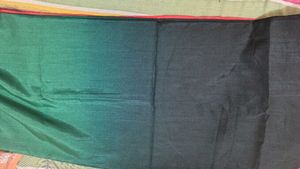 Elegant Green n black Saree