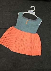Handmade Crochet Baby Dress