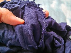 Navy Blue Cape Model Dress