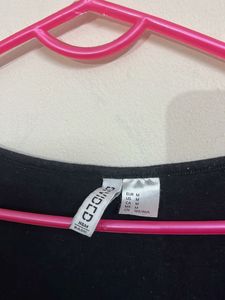 Black Square Neck Crop Top