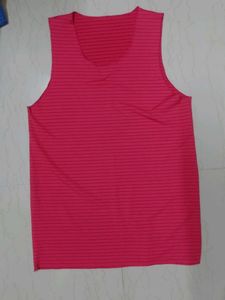 Pink Striped Tank Top