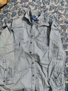 Wrangler Light Blue Denim Shirt