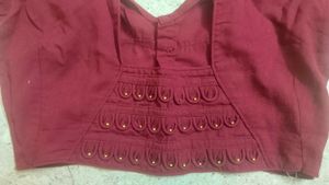 Maroon Blouse