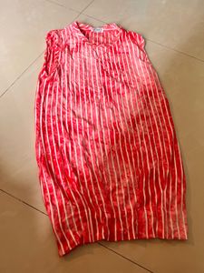 Red Long Top