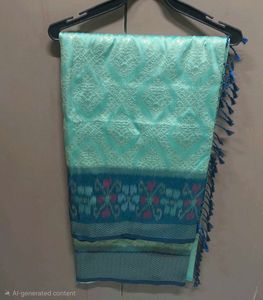 BrandNew Pista green Turquoise Vipul Silk Sari