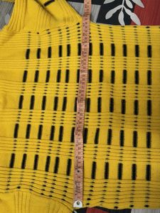 Yellow Patterned Sweater